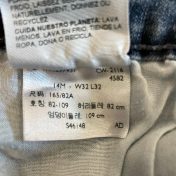 Levi’s Denizen Modern Skinny Size 14M - Picture 6 of 9